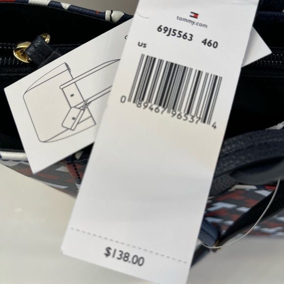 Tommy Hilfiger Lynn II Tote with Pouch- Multi - Picture 3 of 8